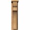 Ekena Millwork Yorktown Smooth Corbel w/Backplate, Western Red Cedar, 5 1/2"W x 12"D x 24"H COR06X12X24YOR01SWR - alternate 3